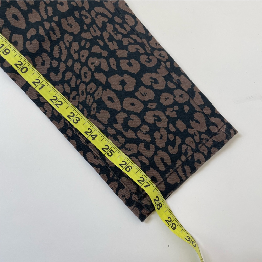 Sanctuary Brown Leopard Cropped Pant Size 27 - Picture 11 of 13
